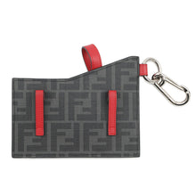将图像加载到图库查看器中，FENDI Pocket Bag Charm Gray7AR759 PVC Leather
