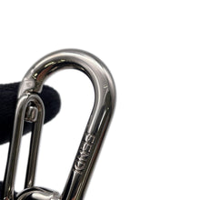 将图像加载到图库查看器中，FENDI Pocket Bag Charm Gray7AR759 PVC Leather
