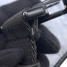 Load image into Gallery viewer, MONCLER Hobo Blanket Small Light Blue/Black Nylon
