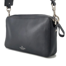 将图像加载到图库查看器中，Valentino Garavani VLTNLogo Shoulder Bag Black4Y2B0704WJW Leather

