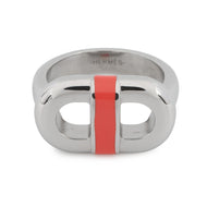 HERMES Mayon Ring Size T50/Approximately No. 12 Orange Field Metal Lacquer