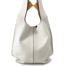 将图像加载到图库查看器中，LOEWE 2WAYBag Ivory/Brown321.12BT22 Leather
