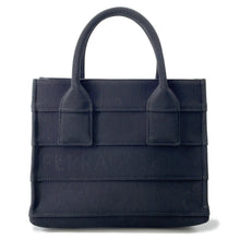将图像加载到图库查看器中，Ferragamo Tote Bag Black214988 Fabric

