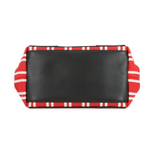 Load image into Gallery viewer, BALENCIAGA Navy Kabas Red339933 Canvas Leather Size Small
