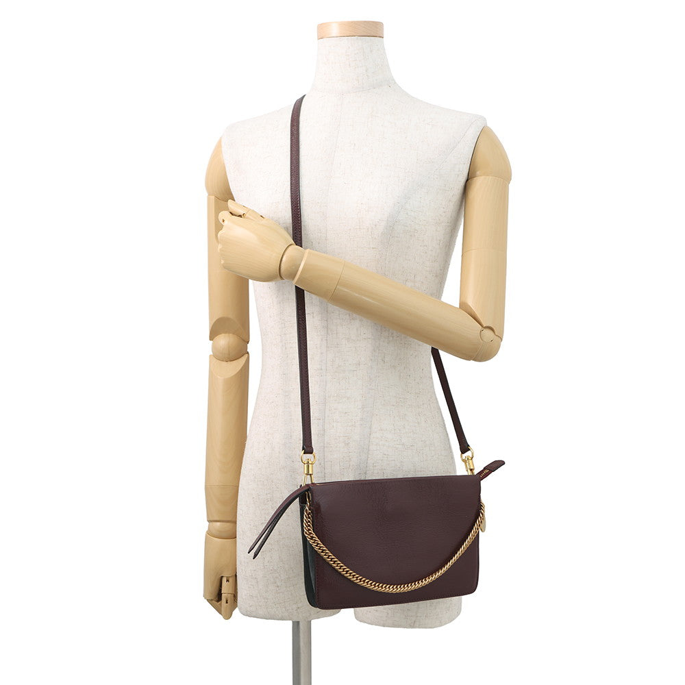 Givenchy CROSS3 2WAYBag BordeauxBB501JB07L506 Leather suede