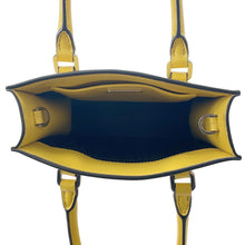 将图像加载到图库查看器中，PRADA Triangle Logo 2WAY Handbag Yellow1BA333 Leather
