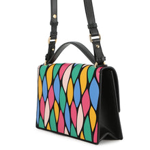 Load image into Gallery viewer, Ferragamo Gancini 2WAY Shoulder Bag Black/Multicolor21G008 Leather
