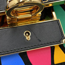 Load image into Gallery viewer, Ferragamo Gancini 2WAY Shoulder Bag Black/Multicolor21G008 Leather
