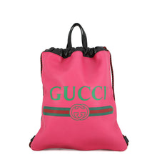 将图像加载到图库查看器中，GUCCI Drawstring Backpack Pink523586 Leather
