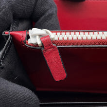 Load image into Gallery viewer, Valentino Garavani Lock Studded Round Zip Long Wallet Black Leather
