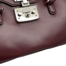 Load image into Gallery viewer, GUCCI Lady Lock Handbag Purple331828 Leather
