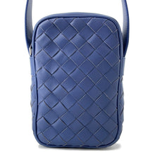 Load image into Gallery viewer, Bottega Veneta INTRECCIATO Shoulder Bag Blue729296 Leather

