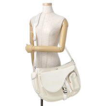 Load image into Gallery viewer, Dior Saddle Messenger Bag Sacai Collaboration Ivory1ADHO029USG Nylon Leather
