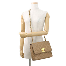 将图像加载到图库查看器中，CHANEL Matelasse Decacoco Chainshoulder Bag Beige Caviar Leather
