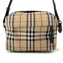 Load image into Gallery viewer, BURBERRY Nova Check Shoulder Bag Beige8084111 Nylon
