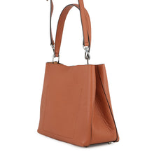 将图像加载到图库查看器中，MCM Logo 2WAY Shoulder Bag BrownMWH6ASR01NE001 Leather
