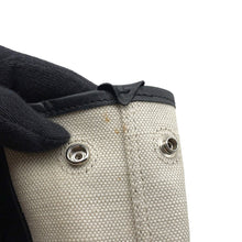 Load image into Gallery viewer, BALENCIAGA Navy Kabas Black/White390346 Canvas Leather Size XS
