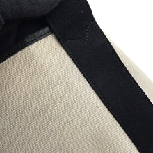 Load image into Gallery viewer, BALENCIAGA Navy Kabas Black/White390346 Canvas Leather Size XS
