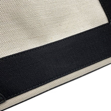Load image into Gallery viewer, BALENCIAGA Navy Kabas Black/White390346 Canvas Leather Size XS
