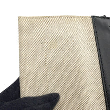 Load image into Gallery viewer, BALENCIAGA Navy Kabas Black/White390346 Canvas Leather Size XS

