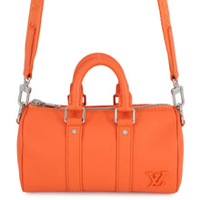将图像加载到图库查看器中，LOUIS VUITTON Keepall OrangeM81004 LV Aerogram Size XS
