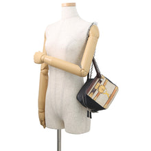 Load image into Gallery viewer, LOUIS VUITTON Square bag Navy/Beige/BrownM52350 Monogram trompe l'oeil
