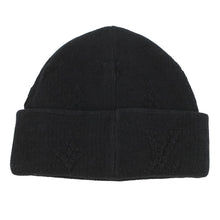 Load image into Gallery viewer, LOUIS VUITTON LV Crush Monogram Beanie Size S NoirM96194 Cotton97% Nylon2% Polyurethane1%
