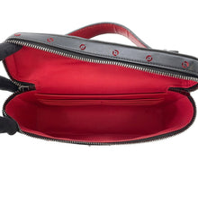 Load image into Gallery viewer, Christian Louboutin Punching Logo 2-Way Shoulder Bag Black/Red Leather

