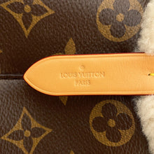 将图像加载到图库查看器中，LOUIS VUITTON Neonoe BrownM46319 Monogram Shearling Size BB
