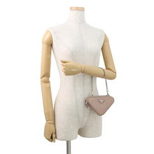 Load image into Gallery viewer, PRADA Saffiano Leather Triangle 2-Way Shoulder Bag Jasmin Flower1NR015 Leather
