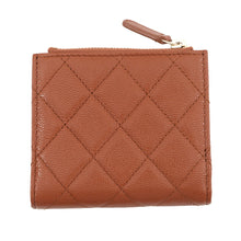 Load image into Gallery viewer, CHANEL Matelasse Small Wallet BrownAP3388 Caviar Leather
