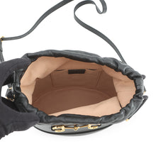 Load image into Gallery viewer, GUCCI Horsebit 1955 bucket bag Black602118 Leather
