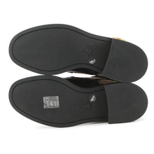 Load image into Gallery viewer, GUCCI Double G EncreBoots Beige/Black678984 GG Canvas Leather Size 34 1/2
