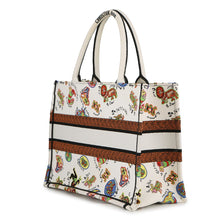 Load image into Gallery viewer, Dior Niki de Saint Phalle Book Tote White/Multicolor Canvas Size Medium
