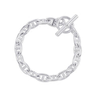 HERMES Chaine d'Ancre Bracelet 17 frames Size GM SV925