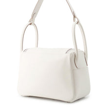 将图像加载到图库查看器中，HERMES Lindy Gris Pale/Vert Vertigo Swift Leather Size 26
