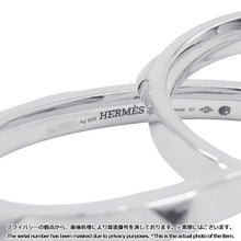 Load image into Gallery viewer, HERMES Crew de H Double Finger Ring Size 53/#13H125631B SV925
