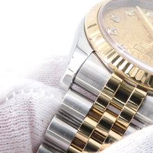 Load image into Gallery viewer, ROLEX Datejust W36mm Stainless Steel K18YG Champagne Computer Dial116233G
