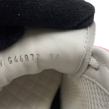 将图像加载到图库查看器中，CHANEL CC Logo Low Cut Sneakers Pink/Gray/BlackG46872 Suede Mix Fiber Size 36
