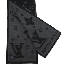 Load image into Gallery viewer, LOUIS VUITTON Scarf・LV Galaxy Size S NoirM93299 Wool100%
