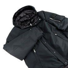 将图像加载到图库查看器中，PRADA Hooded Technical Fabric Down Jacket Size M BlackSGC689 Polyester100%
