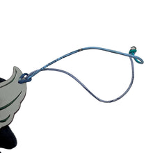 Load image into Gallery viewer, HERMES Petit H Bag Charm Soft Cream Gris Mouette/Blue Navy Epsom Togo Leather
