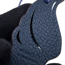 Load image into Gallery viewer, HERMES Petit H Bag Charm Soft Cream Gris Mouette/Blue Navy Epsom Togo Leather
