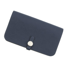 将图像加载到图库查看器中，HERMES Dogon Duo blue navy Togo Leather
