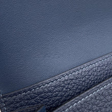 Load image into Gallery viewer, HERMES Dogon Duo blue navy Togo Leather
