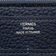 将图像加载到图库查看器中，HERMES Dogon Duo blue navy Togo Leather
