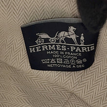 将图像加载到图库查看器中，HERMES Bride A Black H Pavilion Marine Canvas Size PM
