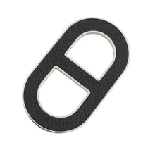 将图像加载到图库查看器中，HERMES Chaine d'Ancre Brooch Black Epsom Metal
