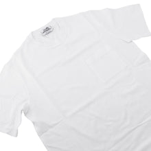 Load image into Gallery viewer, HERMES HEmbroidery Pocket T-Shirt Size S White Cotton100%
