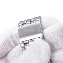 将图像加载到图库查看器中，IWC DoppelChronograph W42mm Stainless Steel Black DialIW371319
